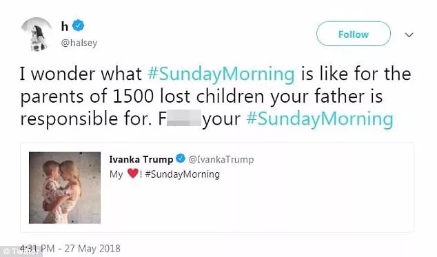 伊萬卡曬出這張照片被狂噴，要怪全怪她老爹特朗普？