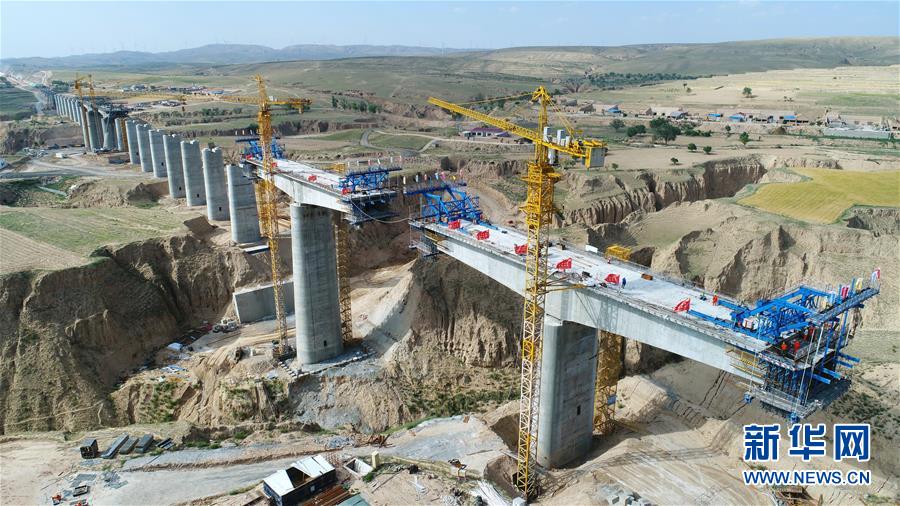 銀西高鐵甘寧段建設穩步推進