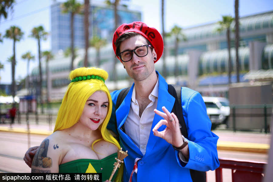 美國圣地亞哥國際動漫展 各路“英雄”匯聚熱鬧非凡