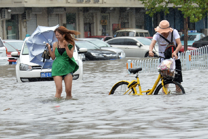 天津發布暴雨橙色預警信號
