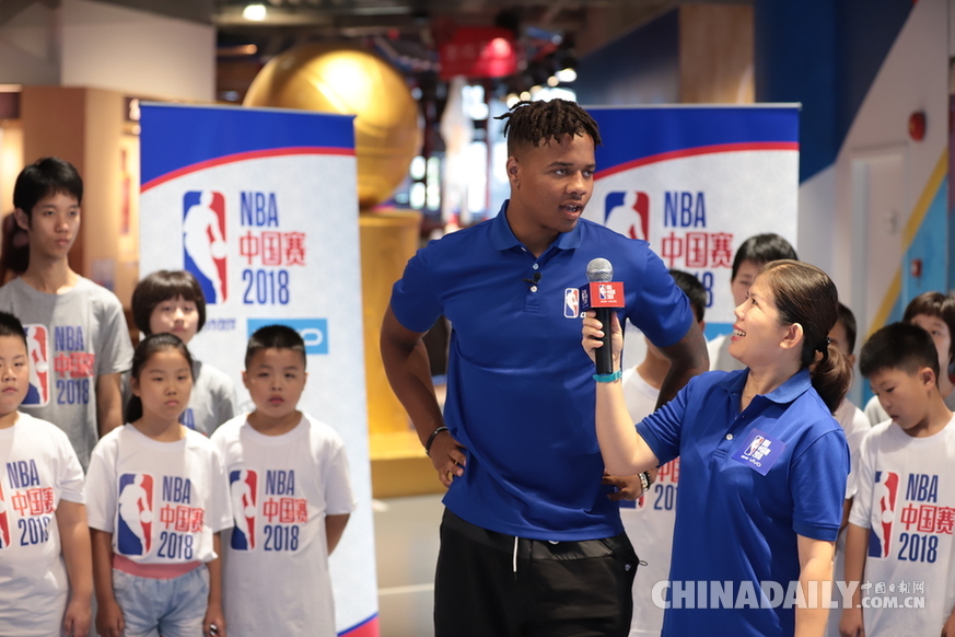 NBA中國賽腳步臨近，2017 NBA選秀狀元富爾茨現身上海
