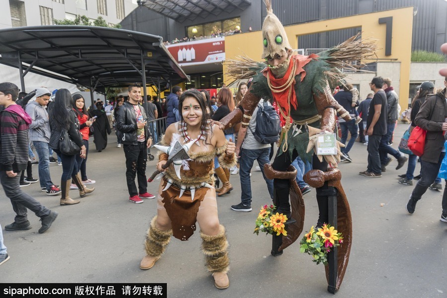 哥倫比亞波哥大：各類coser大顯身手！2018沙發休閑奇幻博覽會盛大開幕