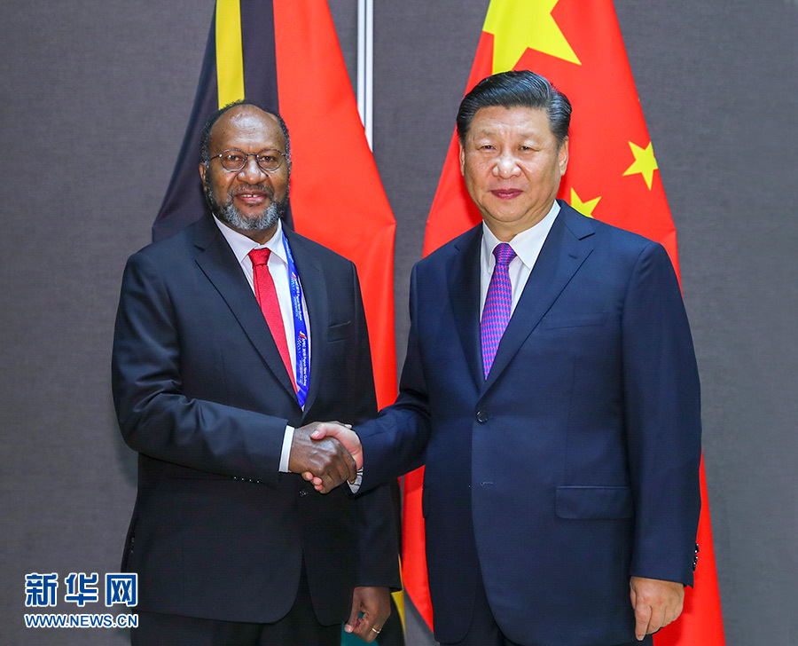 習近平會見建交太平洋島國領導人