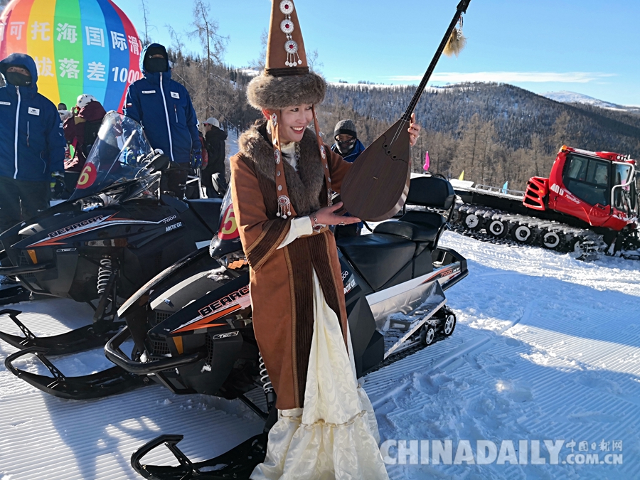 【改革開放40年】基層行：冬季來新疆滑雪！新疆可可托海實現工礦區到旅游區轉型