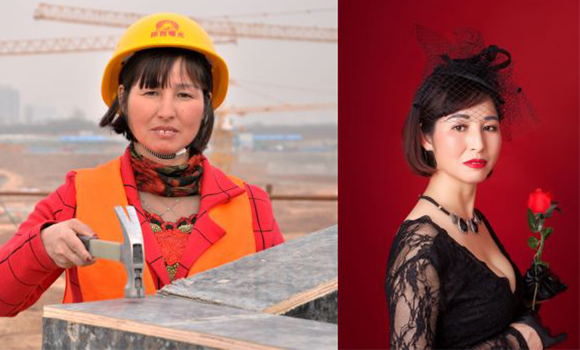 驚艷了時光！當女工們脫下工裝走進照相館[組圖]